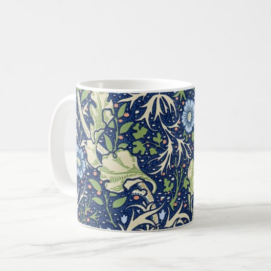 Seetang (von William Morris) Kaffeetasse (Vorderseite Links)