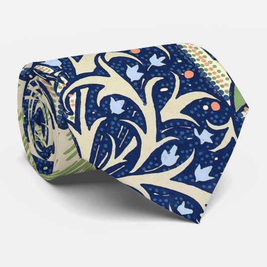 Seetang (von William Morris) Krawatte (Gerollt)