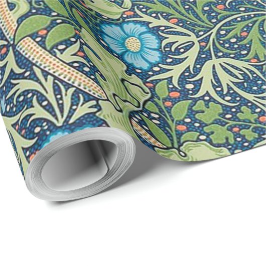Seetang, William Morris Geschenkpapier (Rolleneckpunkt)