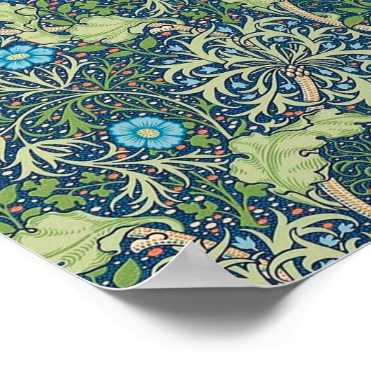 Seetang, William Morris Poster (Ecke)