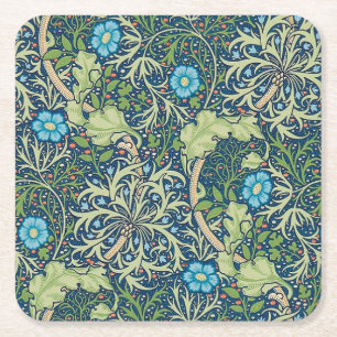 Seetang, William Morris Rechteckiger Pappuntersetzer