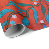 Seetang-Wrapping-Papier Geschenkpapier (Rolleneckpunkt)