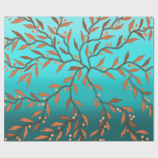 Seetang-Wrapping-Papier Geschenkpapier (Flach)