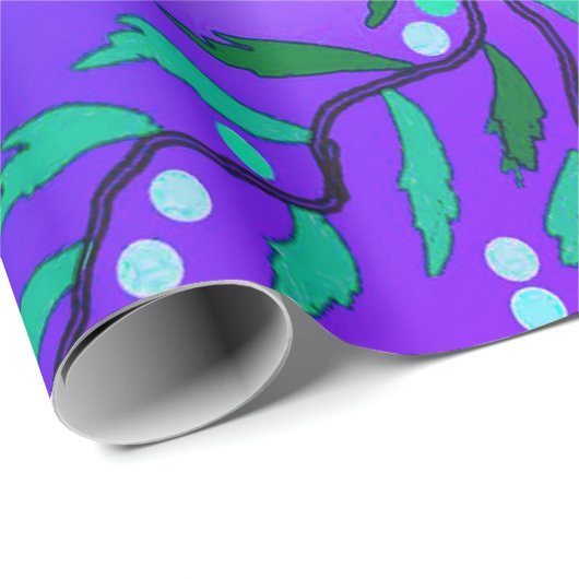 Seetang-Wrapping-Papier Geschenkpapier (Rolleneckpunkt)