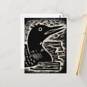 Seetaucher Postkarte