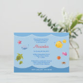 Seetaufe-Einladungen Einladung (Stehend Vorderseite)