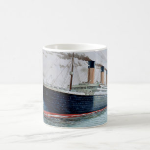 Seetests der RMS Titanic Kaffeetasse