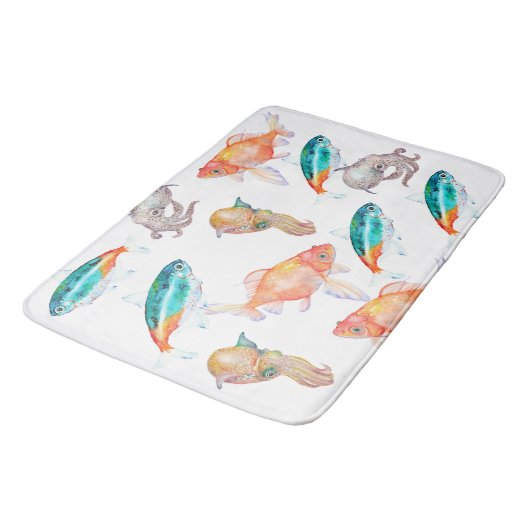 Seeteufel Badematte (Schrägansicht)