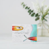 Seeteufel Elegante Visitenkarte (Stehend Vorderseite)