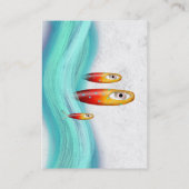 Seeteufel Elegante Visitenkarte (Rückseite)