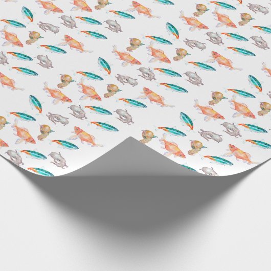 Seeteufel Geschenkpapier (Ecke)