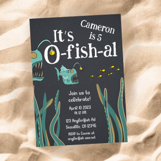 Seeteufel Hochsee Geburtstag Einladung