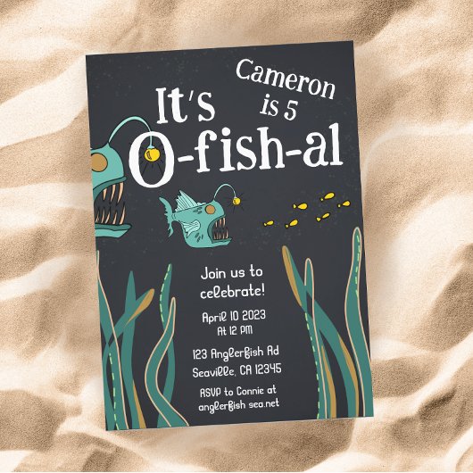 Seeteufel Hochsee Geburtstag Einladung