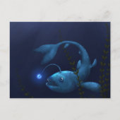 Seeteufel im Unterholz Postkarte (Vorderseite)