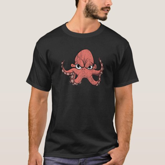 Seeteufel Octopus T-Shirt (Vorderseite)