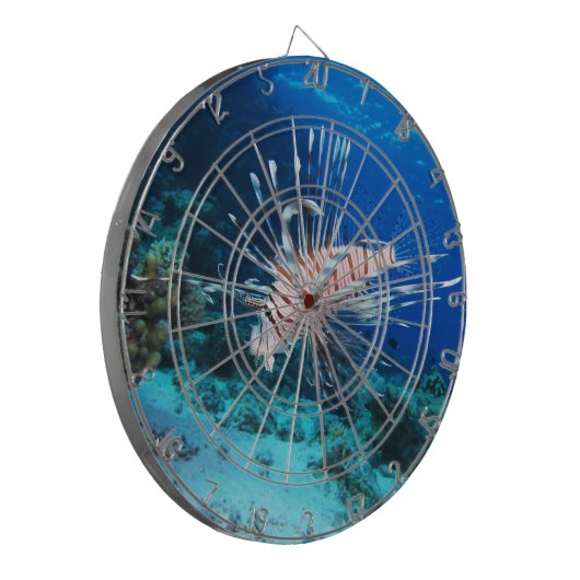 Seeteufel oder Seemeilen, Seefische der Ocean Reef Dartscheibe (Vorderseite Links)