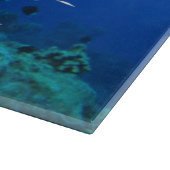 Seeteufel oder Seemeilen, Seefische der Ocean Reef Schneidebrett (Ecke)