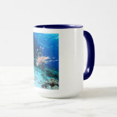 Seeteufel oder Seemeilen, Seefische der Ocean Reef Tasse (VorderseiteRechts)