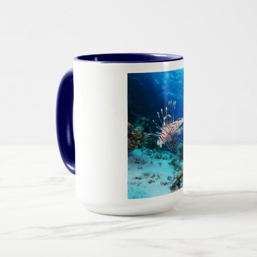 Seeteufel oder Seemeilen, Seefische der Ocean Reef Tasse (Vorderseite Links)