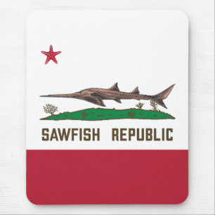 Seeteufel-Republik-Ray-Flagge Carpenter-Hai Mousepad