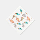 Seeteufel Serviette (Ecke)