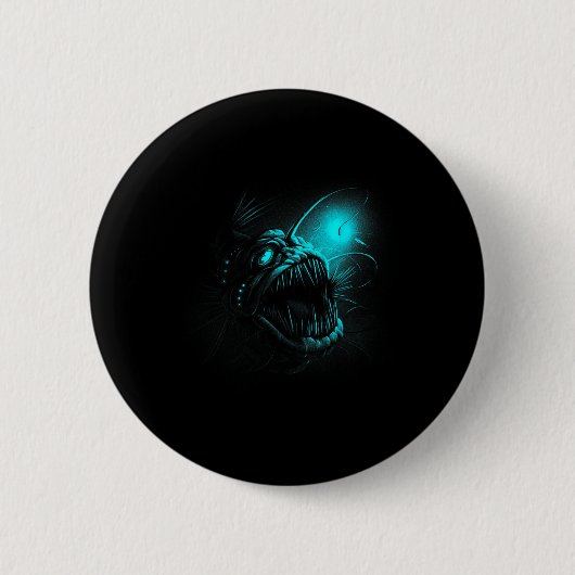 Seeteufel Tiefseebewohner Angelfische Ozean Se Button (Vorderseite)