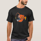 Seeteufel Tiefseebewohner Monster Angler F T-Shirt (Vorderseite)