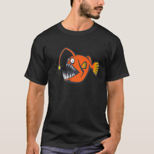 Seeteufel Tiefseebewohner Monster Angler F T-Shirt