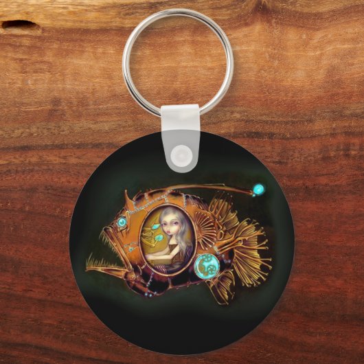 Seeteufel-U-Boot-Schlüsselanhänger Schlüsselanhänger (Vorderseite)