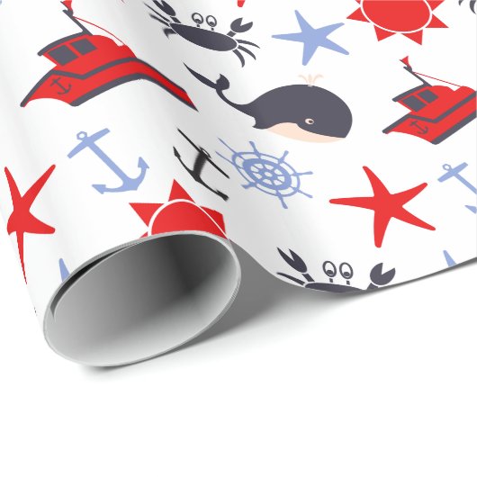 Seethema #2 geschenkpapier (Rolleneckpunkt)