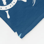 Seethema-Muster 1 Fleecedecke (Ecke)