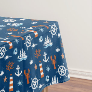 Seethema-Muster 1 Tischdecke