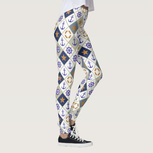 Seethema-Muster 2 Leggings (Rechts)