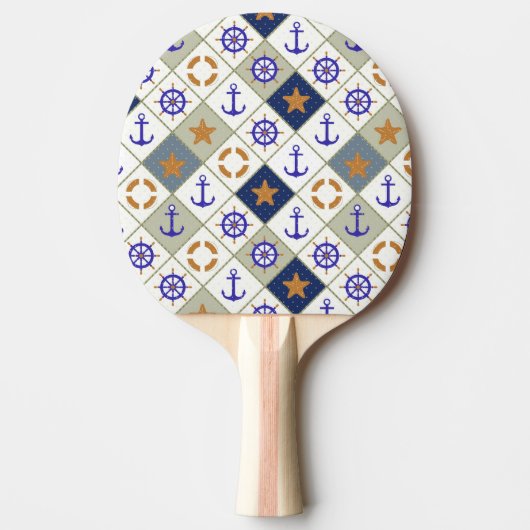 Seethema-Muster 2 Tischtennis Schläger (Vorderseite)