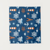 Seethema-Muster Wandteppich (Vorderseite)