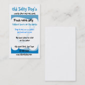 Seethemenorientierte Visitenkarte (Vorne/Hinten)