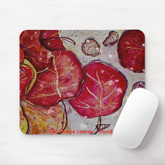 Seetrauben-Blätter - Florida Mousepad (Mit Mouse)