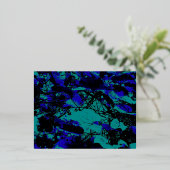 Seetraum Einladung Postkarte (Stehend vorne)