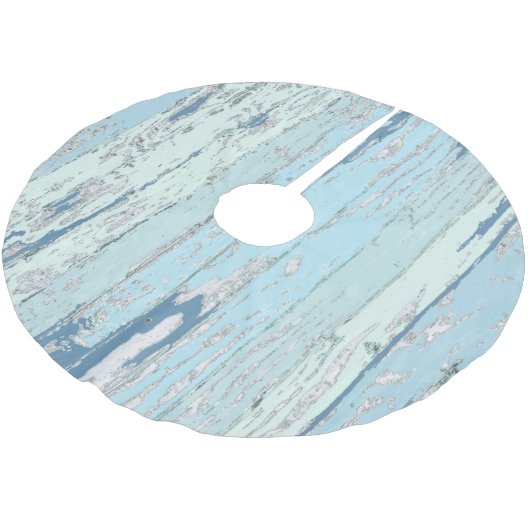 Seetreibholz Polyester Weihnachtsbaumdecke (Schrägansicht)