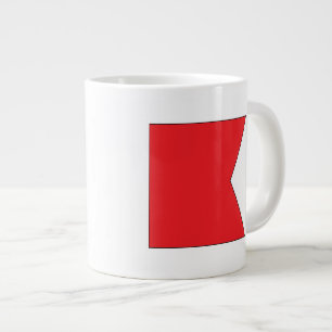 Seetunnel-bohrwagenTasse des buchstabe-B Jumbo-Tasse