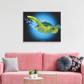 SEETURTLE AUF LEINWAND 20 "x 16" (Insitu (Wohnzimmer))