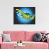 SEETURTLE AUF LEINWAND 20 "x 16" (Insitu (Wohnzimmer))
