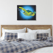 SEETURTLE AUF LEINWAND 20 "x 16" (Insitu (Schlafzimmer))