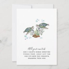 SEETURTLES Personalisiert