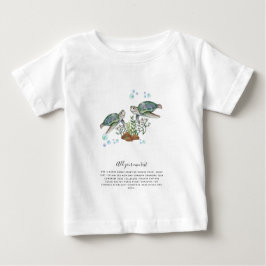 SEETURTLES Personalisiert Baby T-shirt