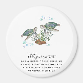 SEETURTLES Personalisiert Magnet