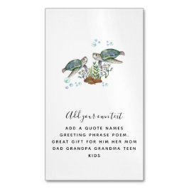 SEETURTLES Personalisiert Magnetische Visitenkarte