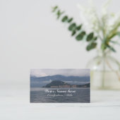 Seeufer-Ansichten Visitenkarte (Stehend Vorderseite)