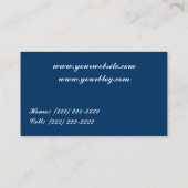 Seeufer-Ansichten Visitenkarte (Rückseite)