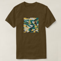 Seeufer Camouflage Muster Square Scheiben